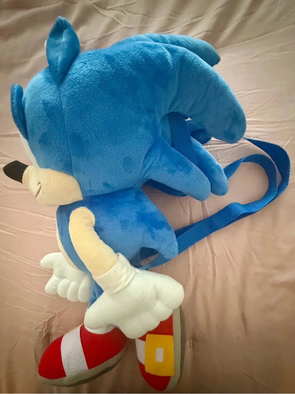 Sonic the Hedgehog Plush Backpack NWOT